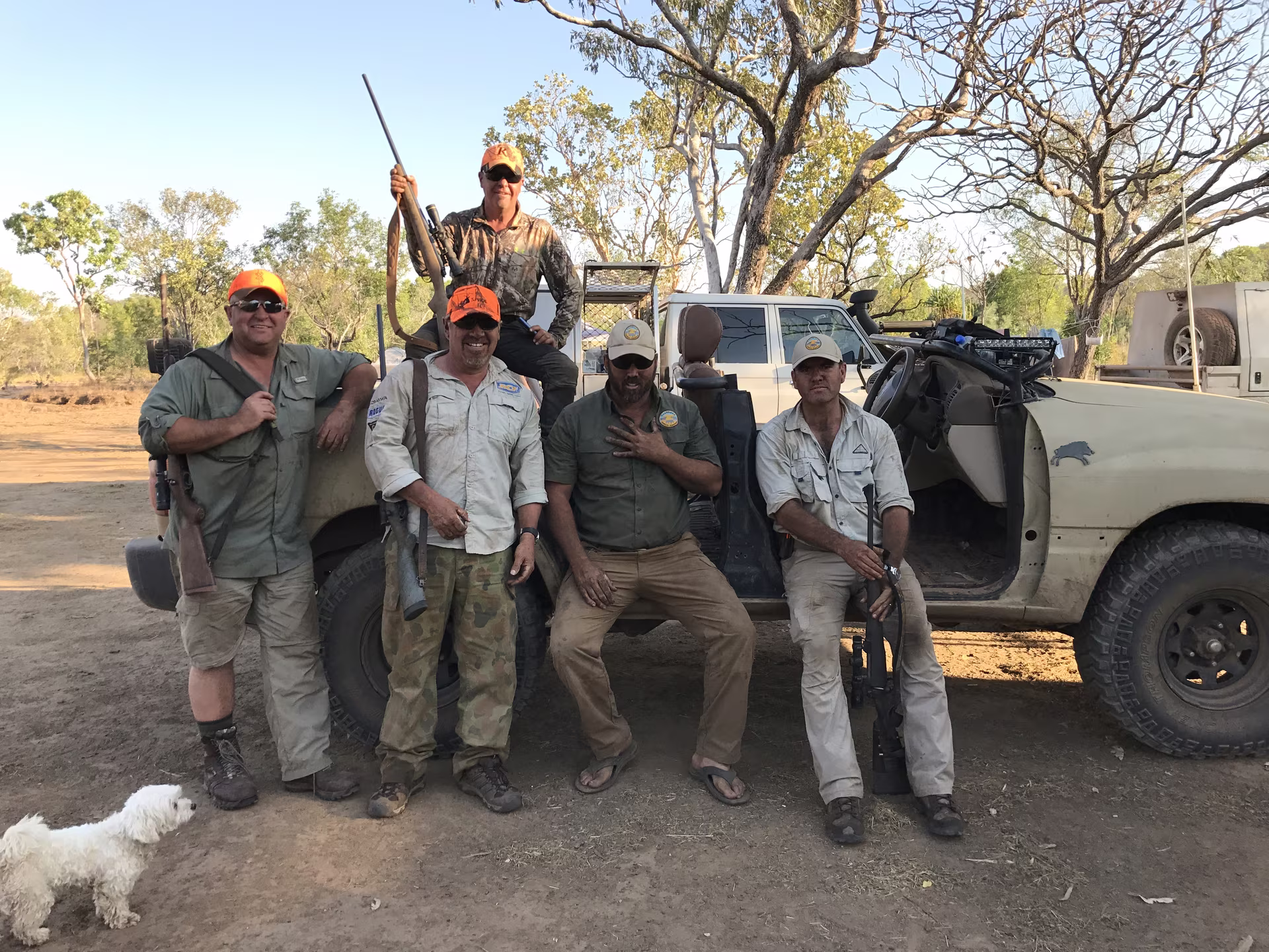 Team in the field