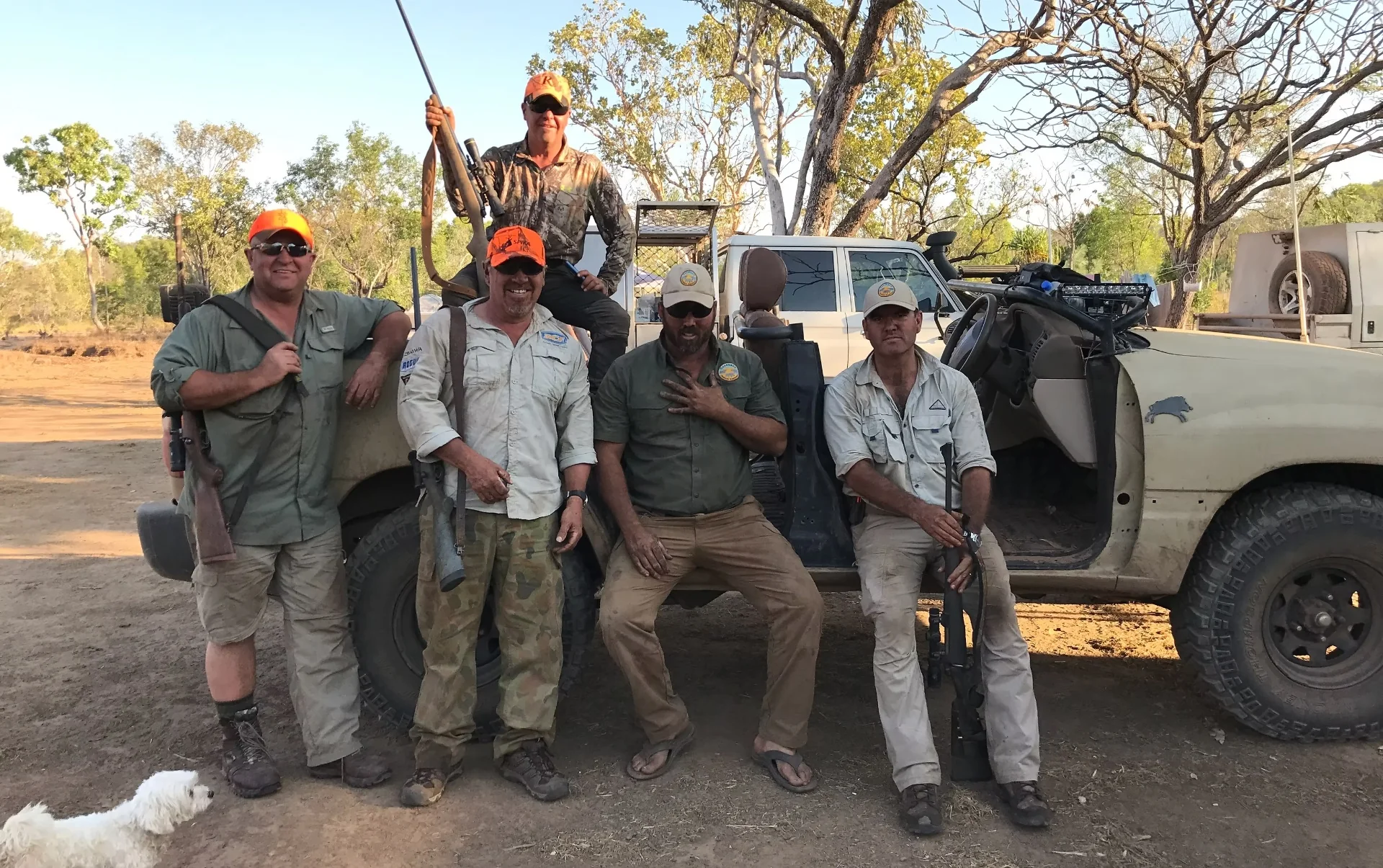 Team in the field